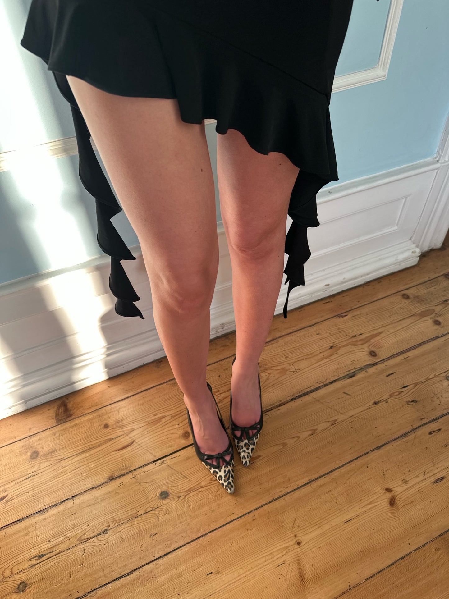 Dolce & Gabbana Cheetah Bow Heels