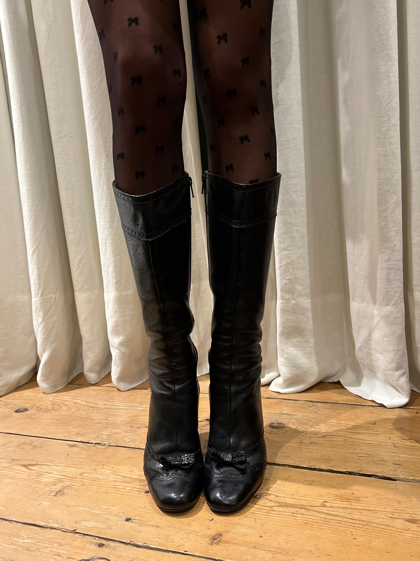 Miu Miu Vintage Heel Boots