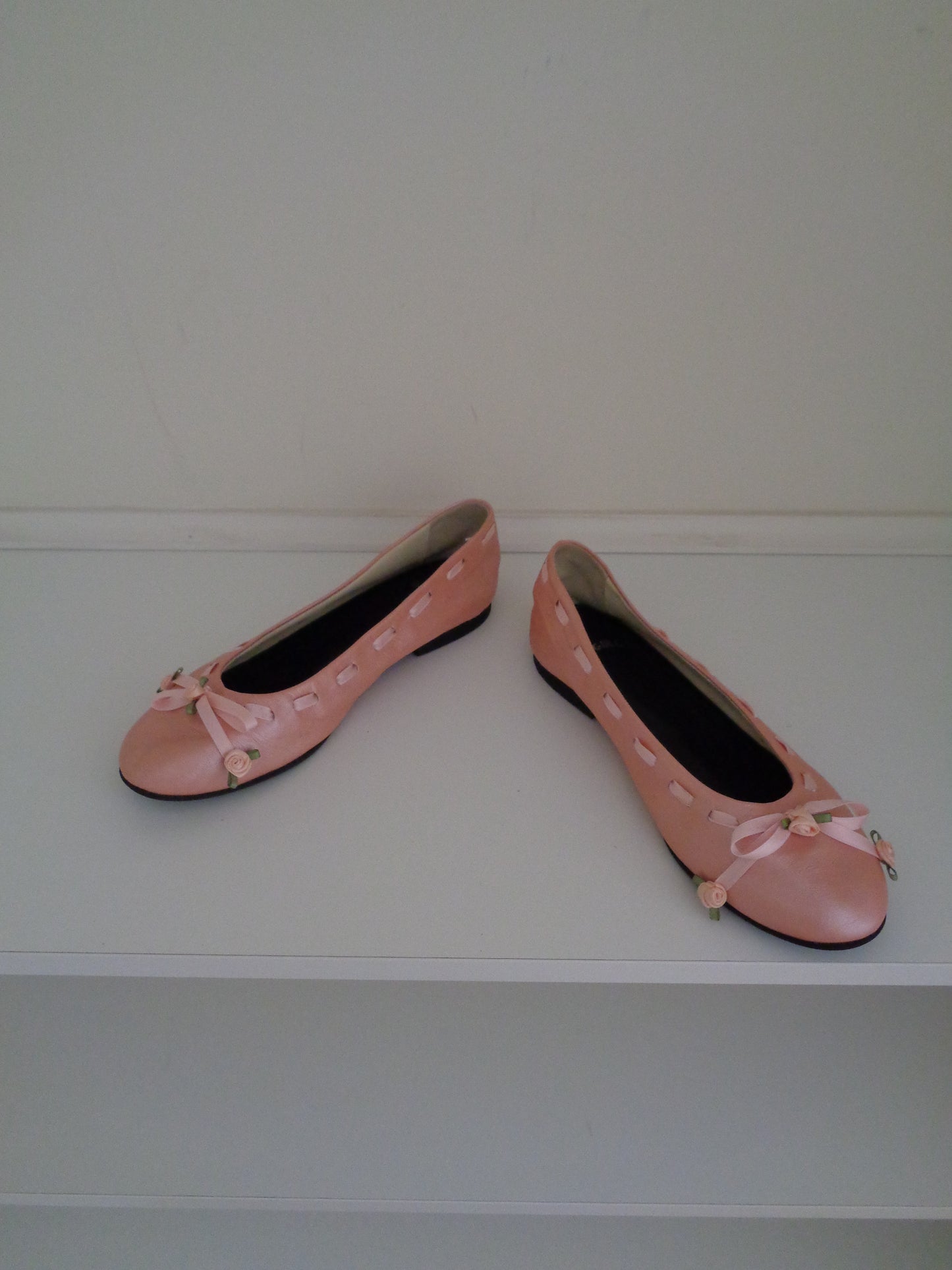Blumarine Pink Rose Ballerina Flats