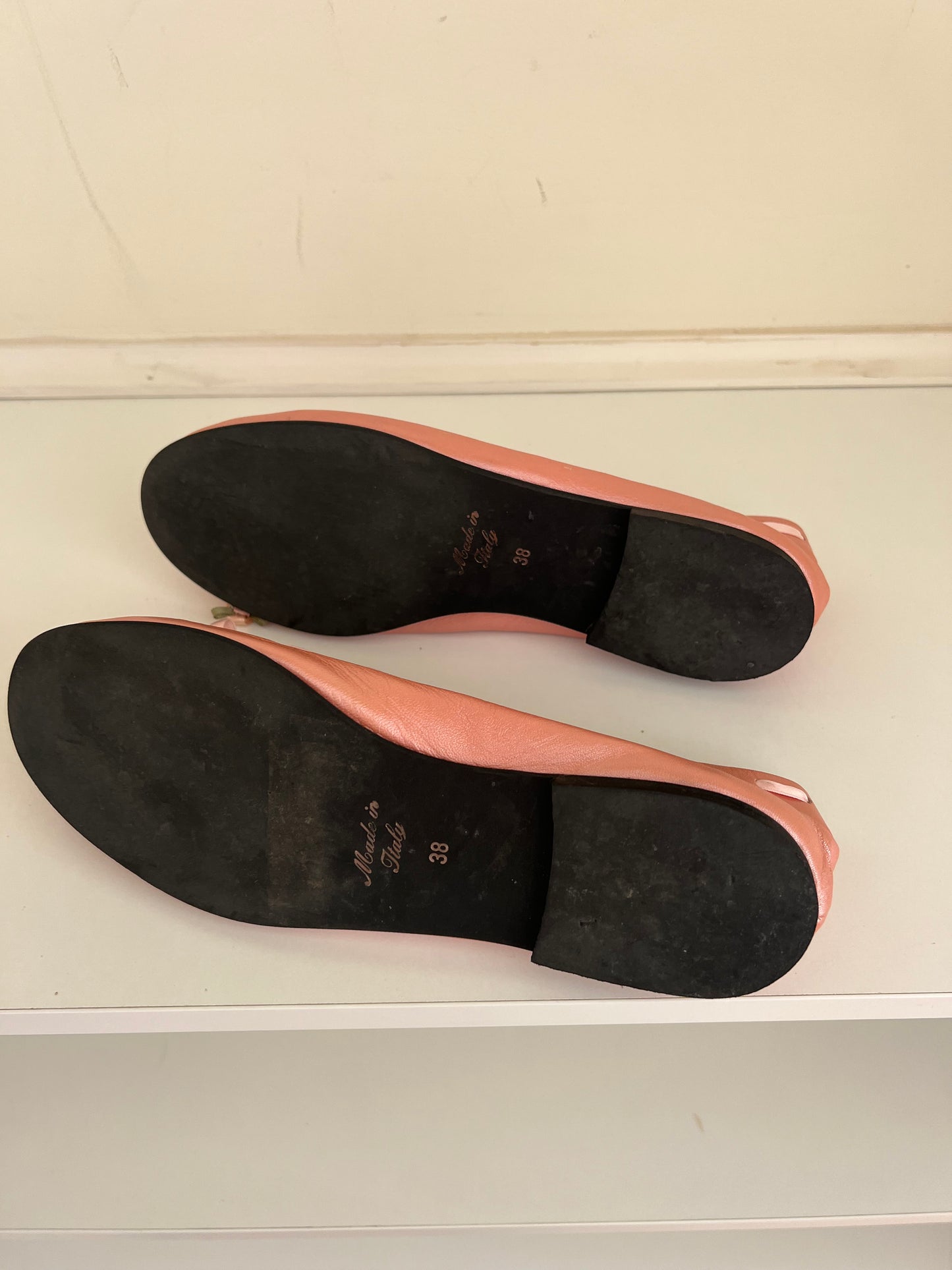 Blumarine Pink Rose Ballerina Flats