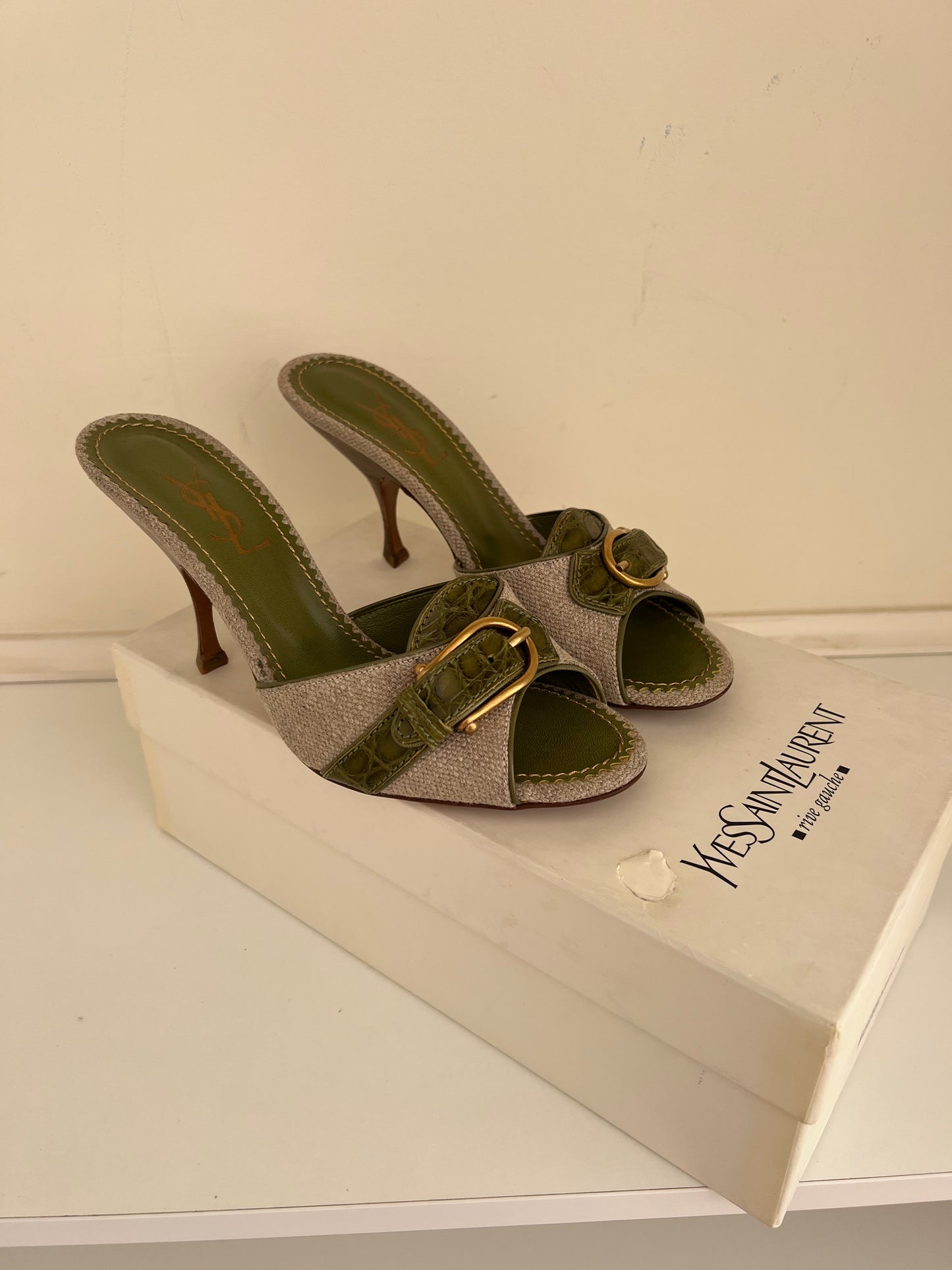 Vintage Yves Saint Laurent Mules