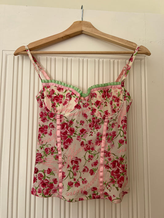 Bluemarine Floral Corset