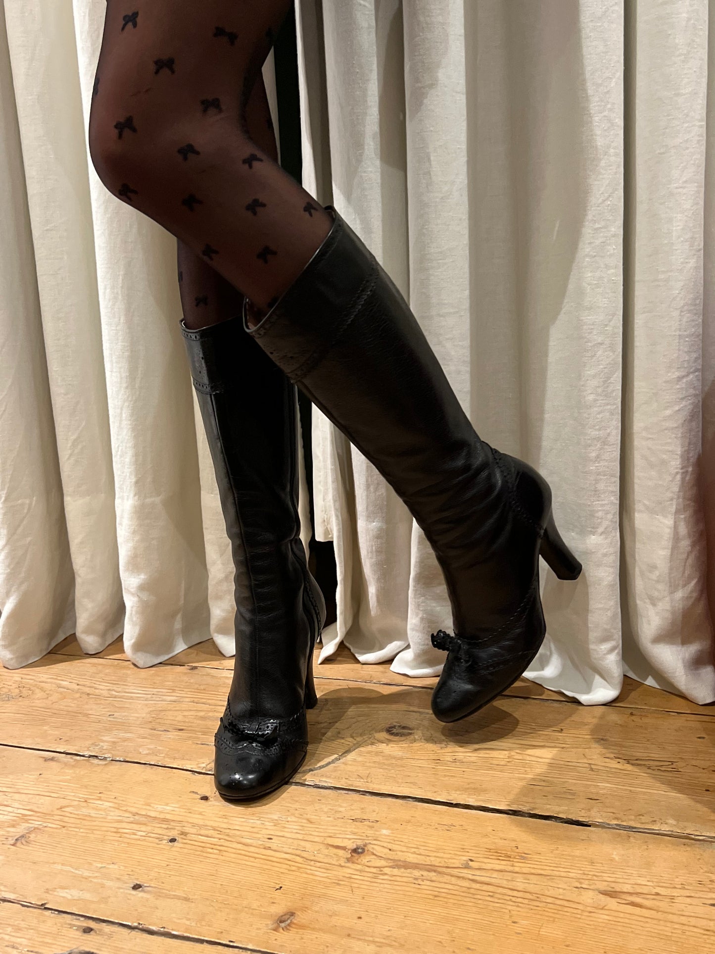 Miu Miu Vintage Heel Boots