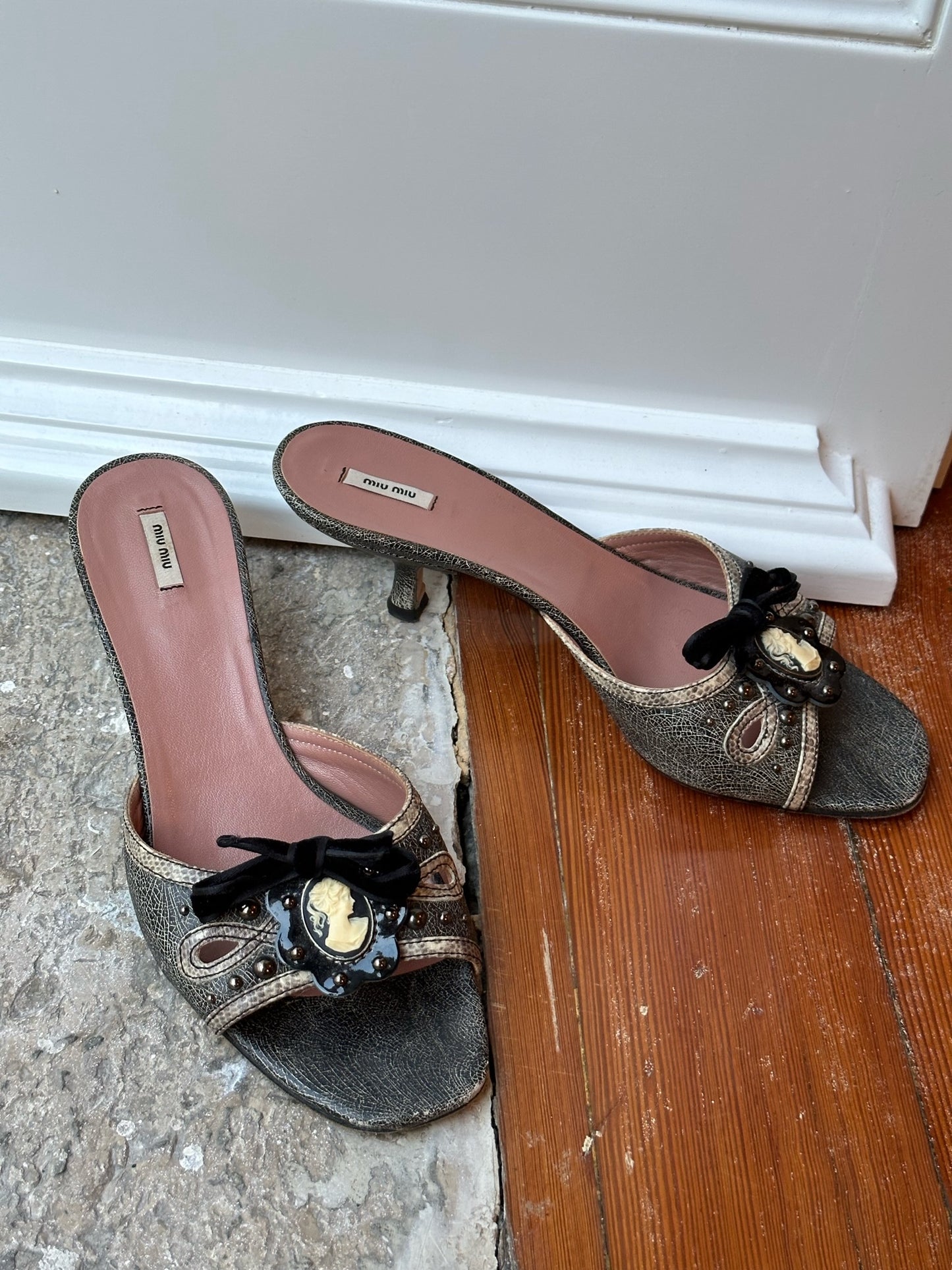 Vintage Miu Miu Mules