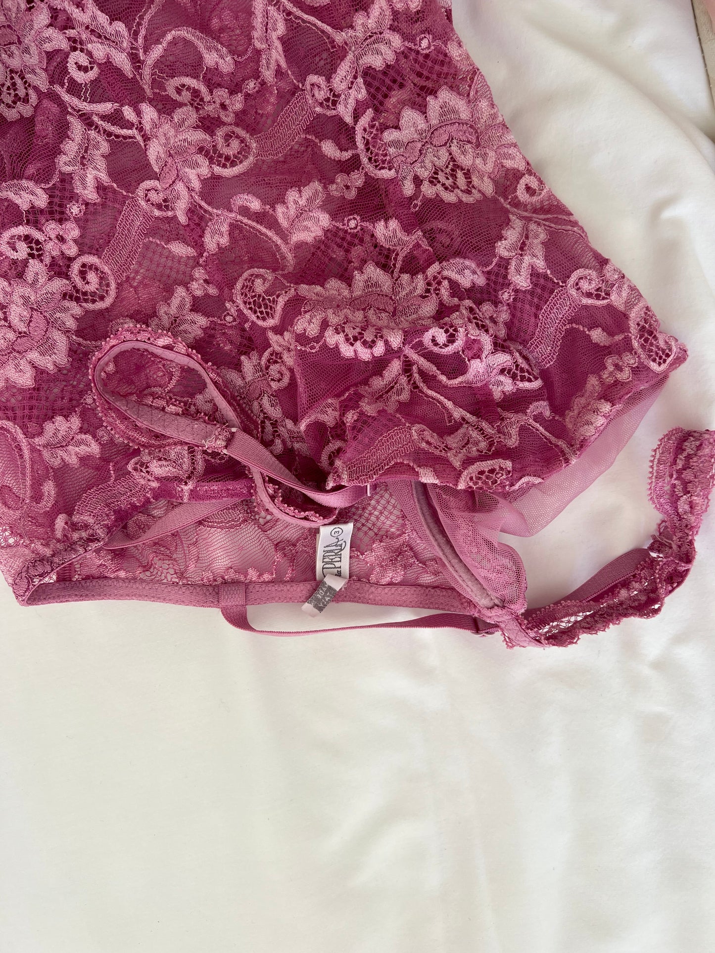 La Perla Pink Lace Dress