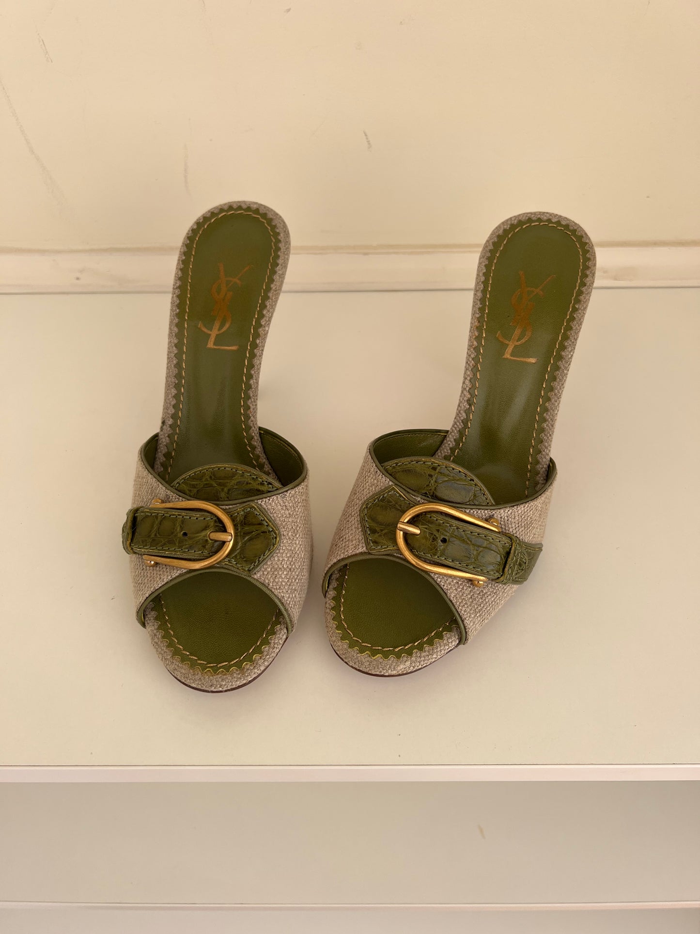 Vintage Yves Saint Laurent Mules