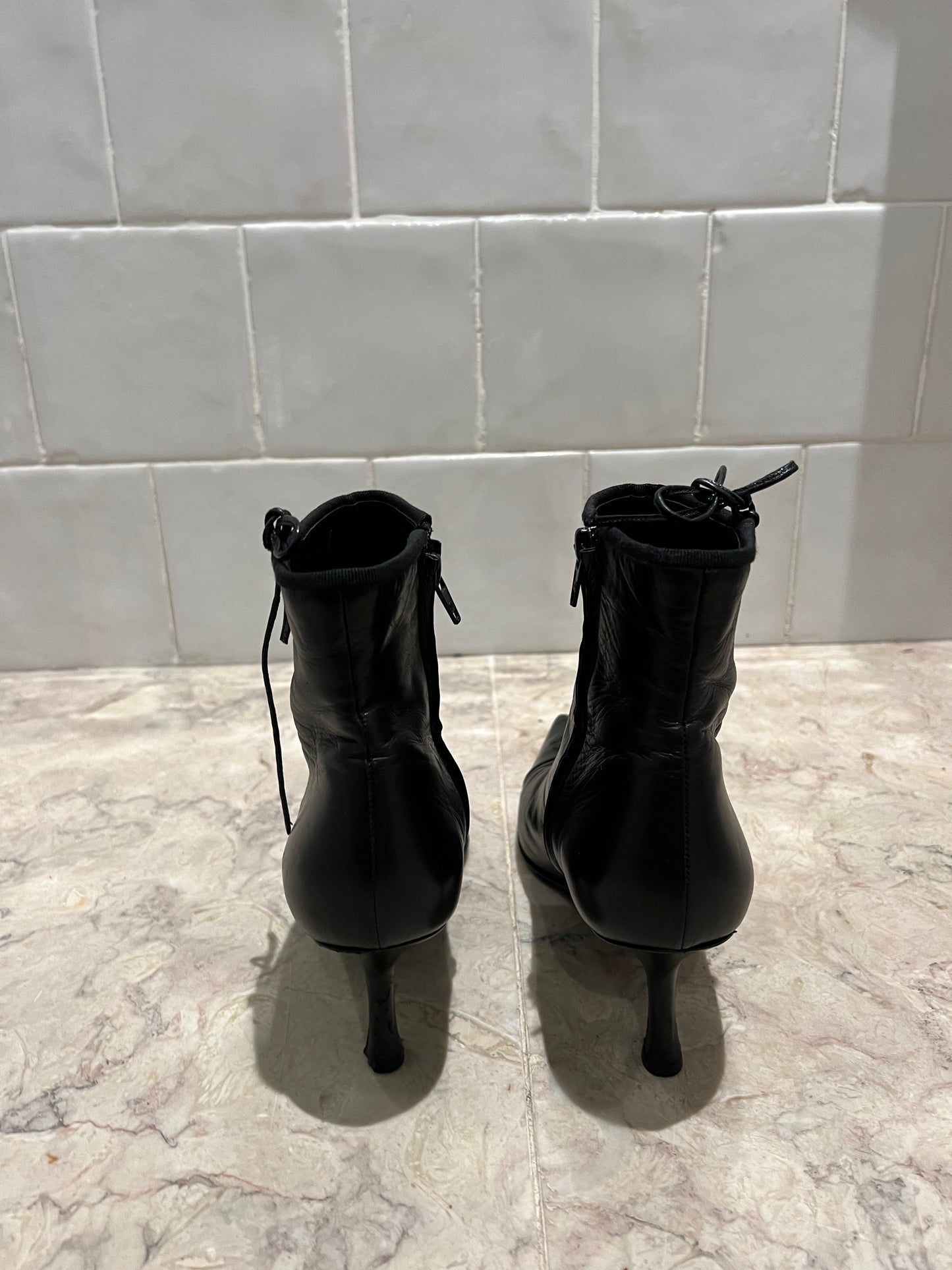 Chanel Vintage Ankle High-Heel Boots