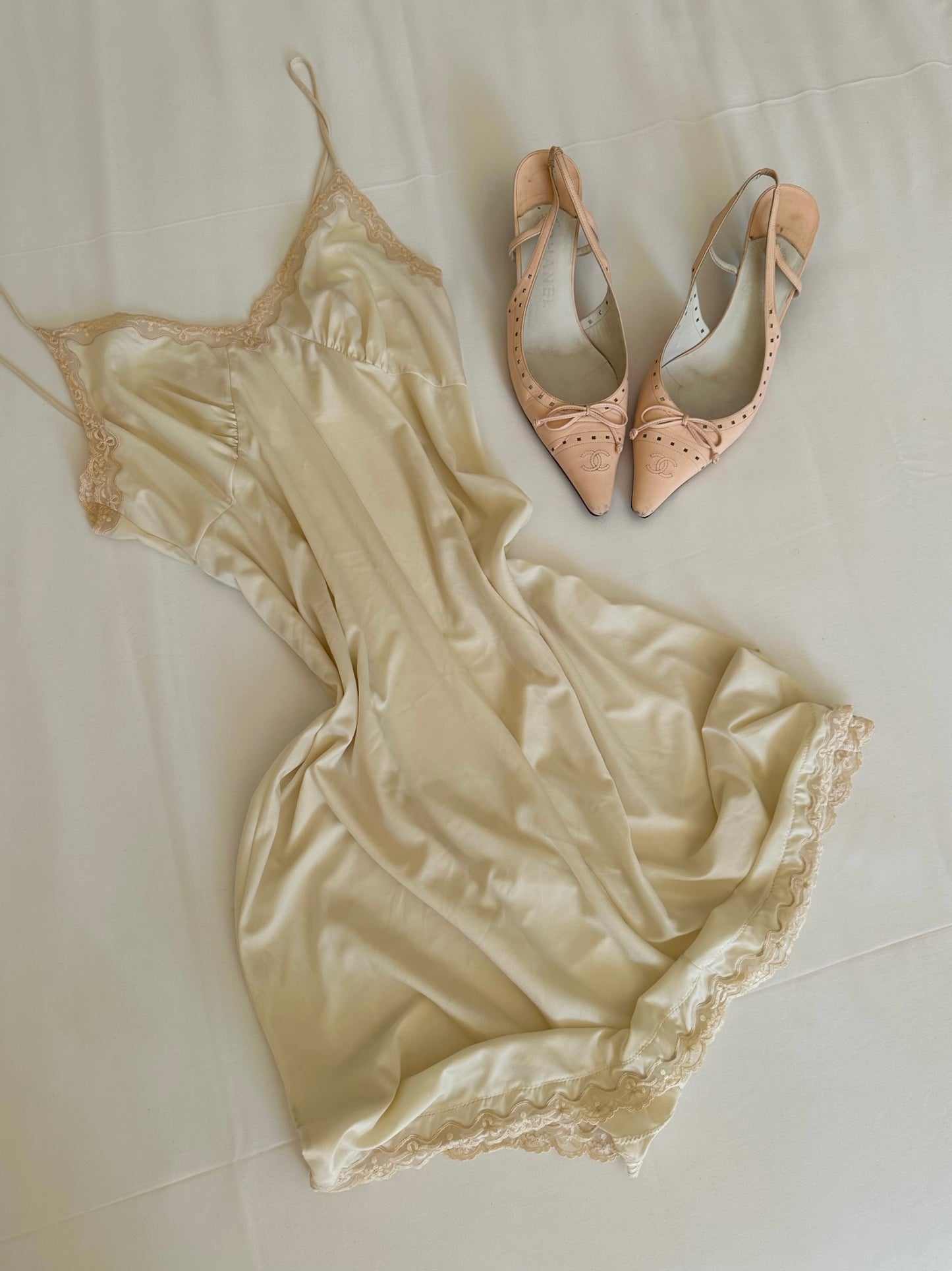 La Perla Bow Slip Dress