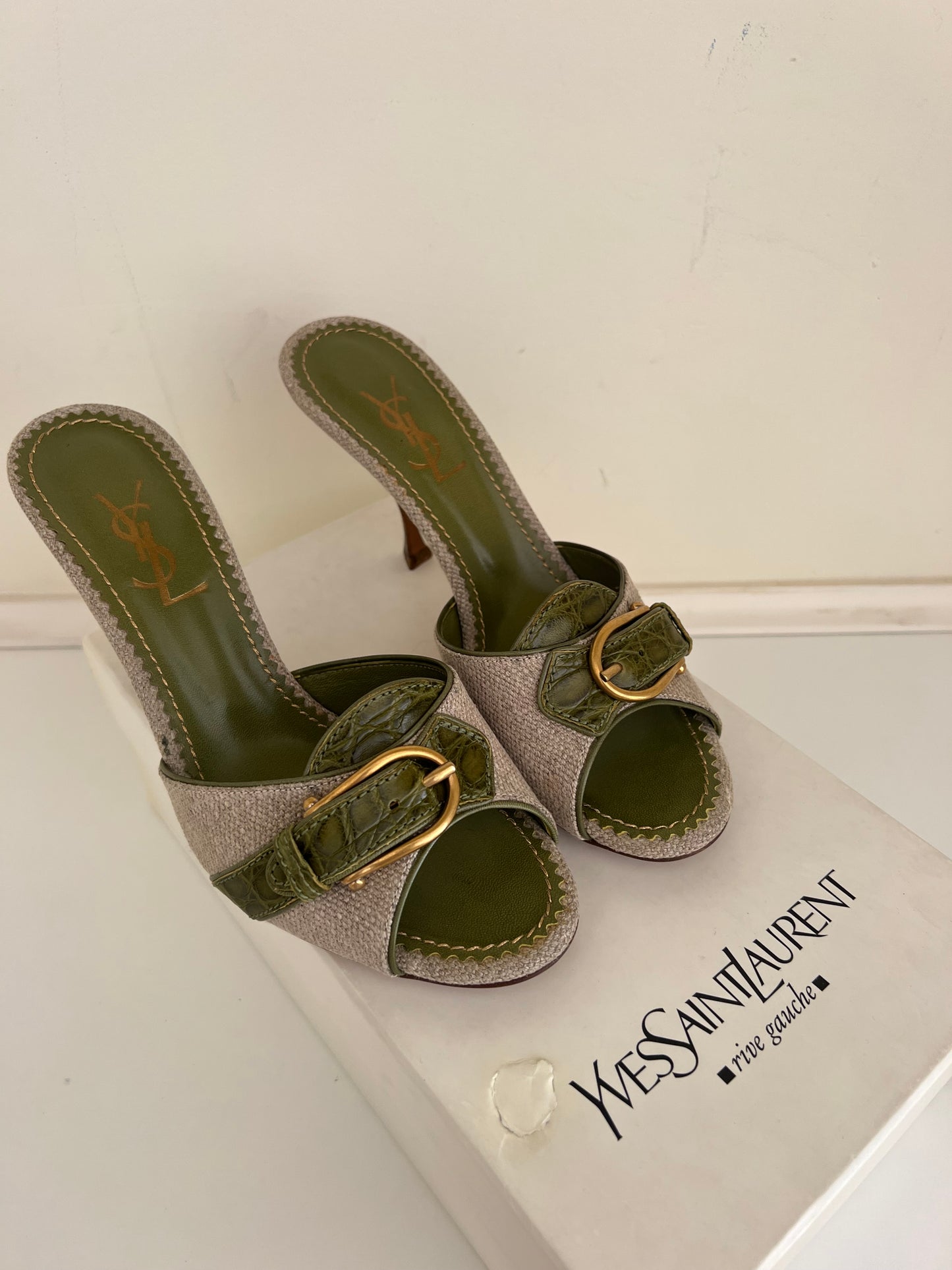 Vintage Yves Saint Laurent Mules