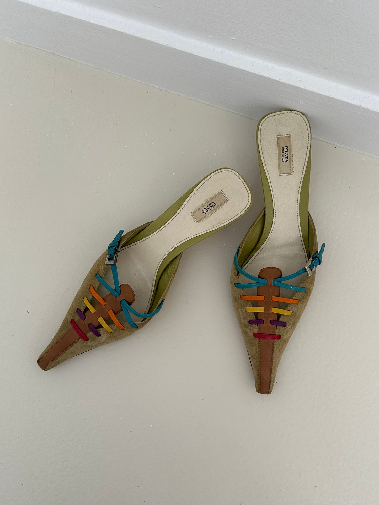 Vintage Prada Colourful Mules