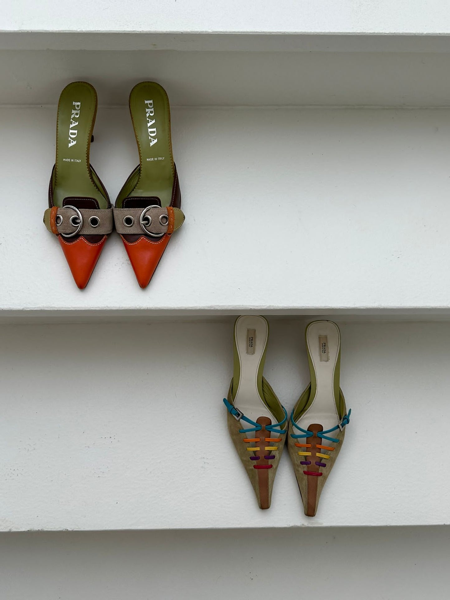 Vintage Prada Colourful Mules